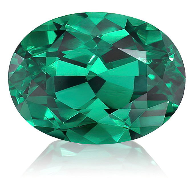 Oval Cut Lab Grown Colombian Emerald Loose Stone - oval-green-emerald ...